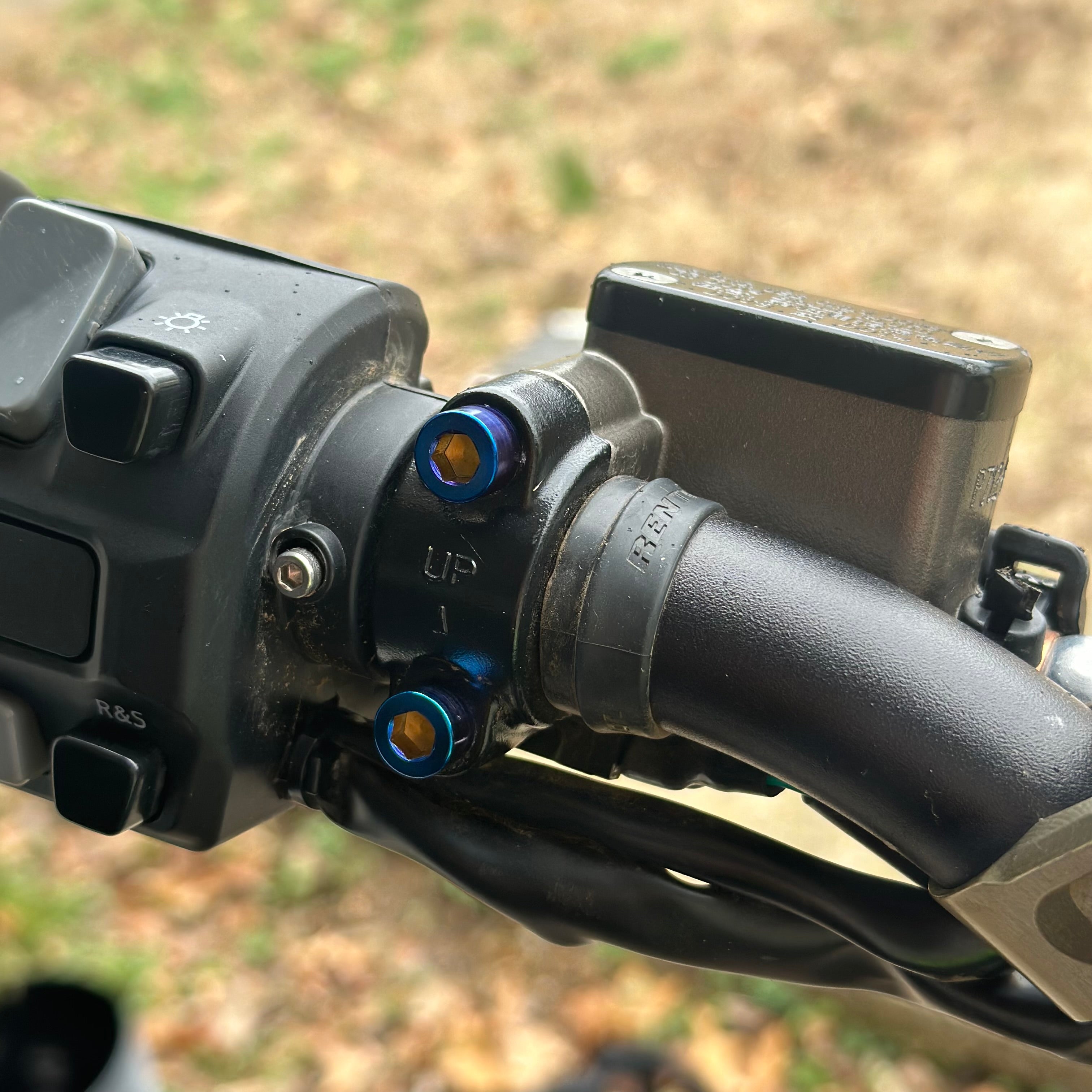 Moto Brake Handlebar Clamp Titanium Bolts