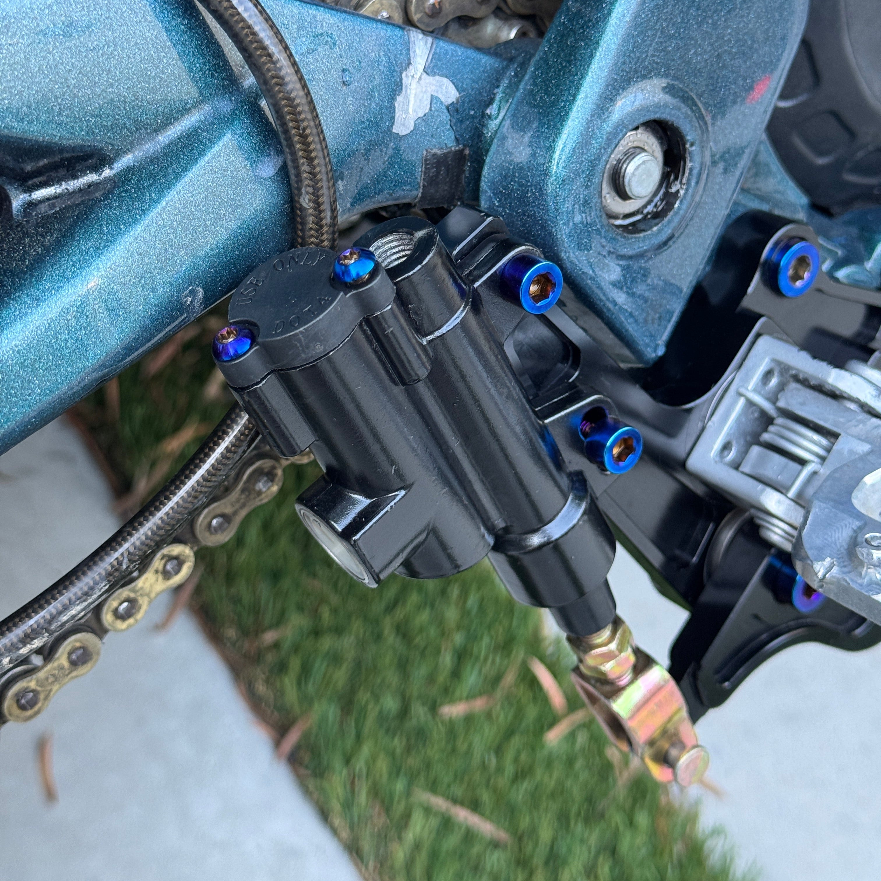 Foot Brake Titanium Bolt Kit