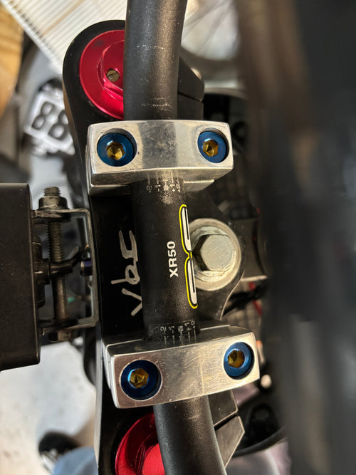 (ALL BRANDS) Triple Clamp Bar Mount Titanium Bolts!