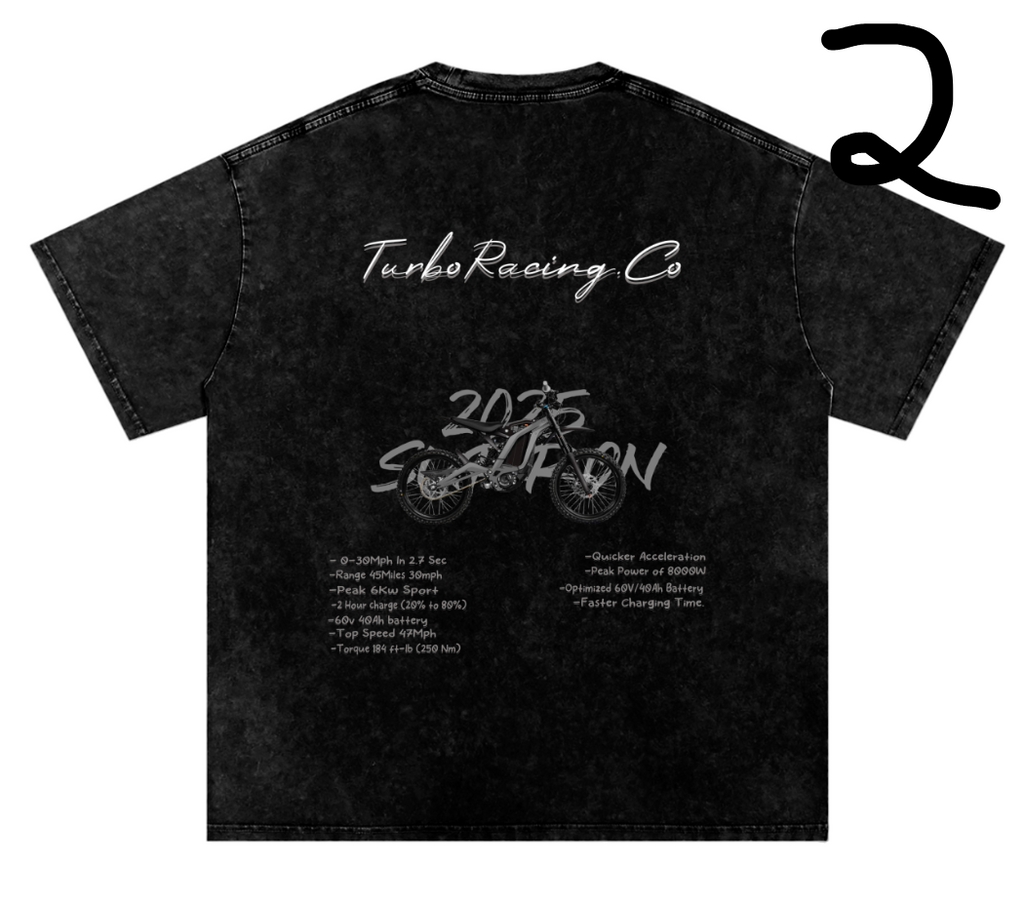 2025 Surron T-Shirt (snow washed)