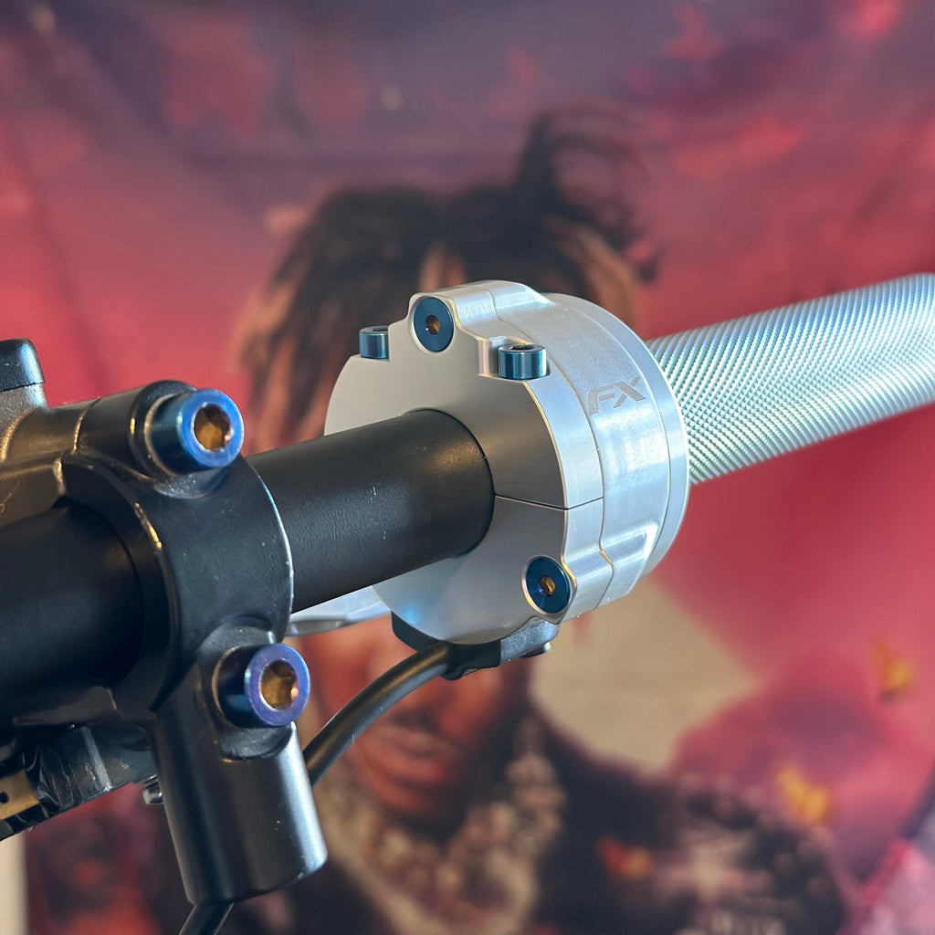 FX Throttle Titanium bolts