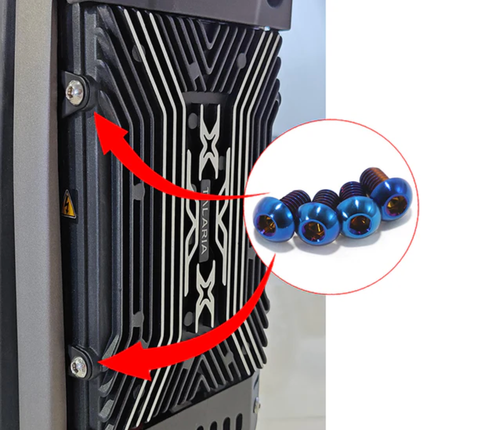 Talaria XXX Controller titanium bolts