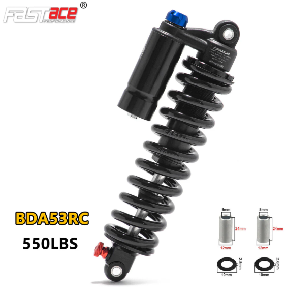 Fastace BDA53RC Rear Shock 265mm