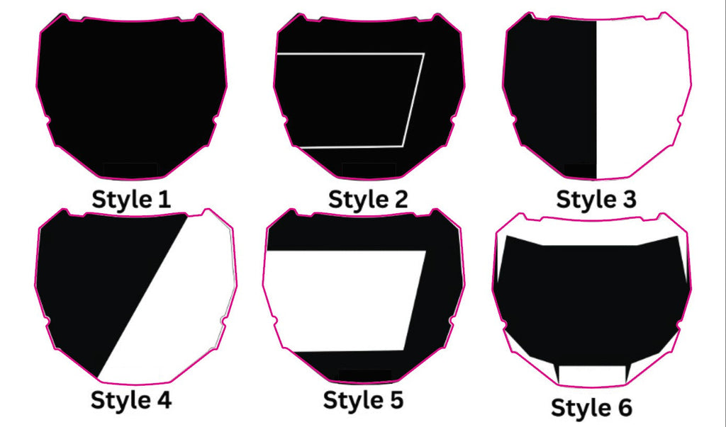 Custom ODI Number Plate Decal