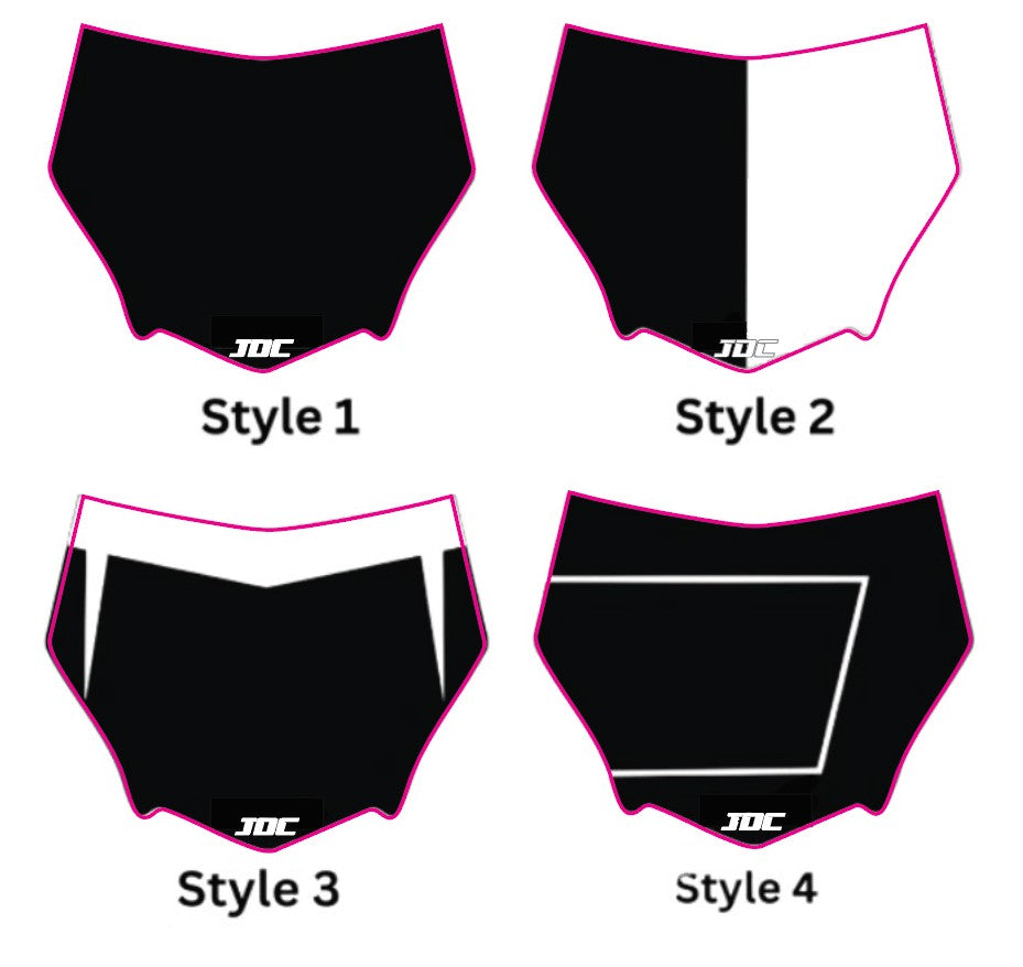 Custom Motocutz Number Plate Decal