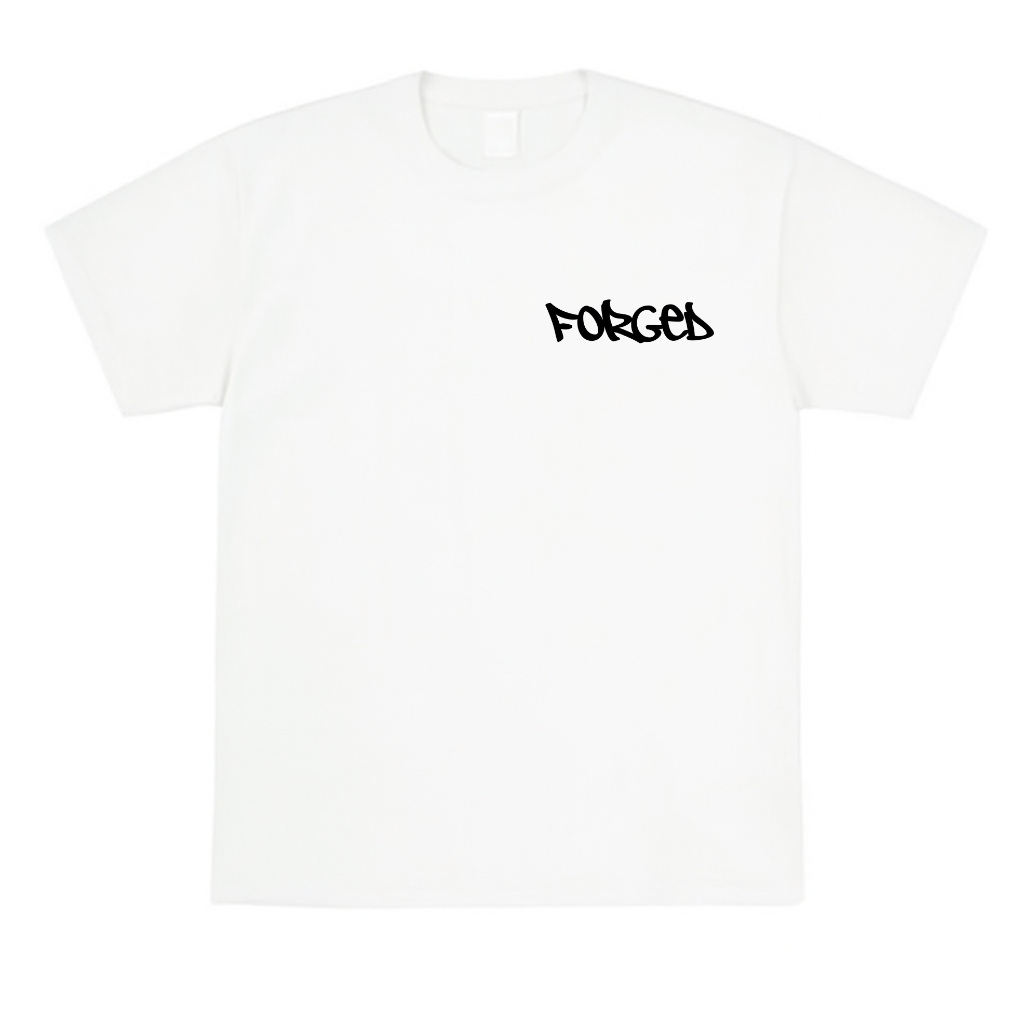 Forged Racing V2 Shirt - White (ADULT SIZE)